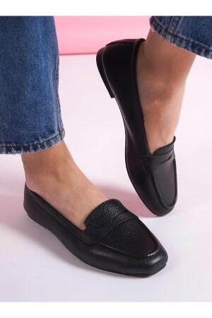 Innen - Außen echtes Leder-Loafer-Freizeitschuhe - 1