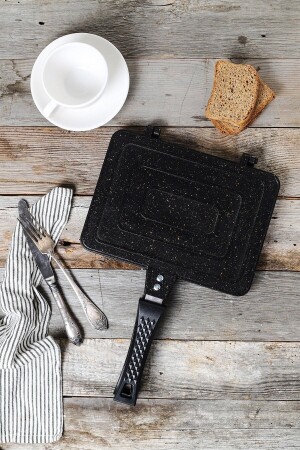 Innen-Außen-Granitguss-Handtoaster mit Herdplatte PRA-6435597-5531 - 2