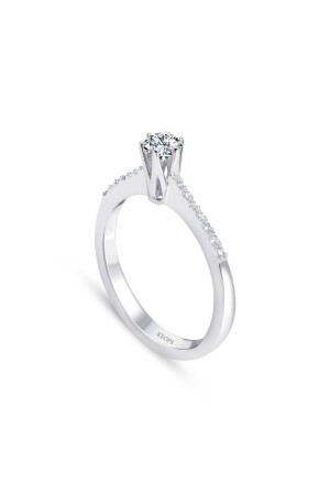 Insgesamt 0. 34 Karat Diamant-Solitärring - 4