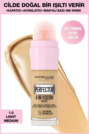 Instant Perfector Glow 4 Effekte in 1 Foundation – 1. 5 Leicht Mittel - 2