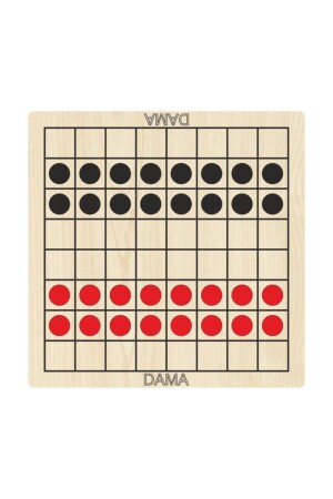 Intelligenz- und Strategiespielset aus Holz, 7 Teile, Ludo+Dame+3 Steine+9 Steine+Bihar+Surakarta und Tic-Tac-Toe eticsset247 - 10