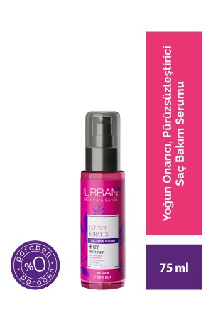 Intense Keratin Aşırı Yıpranmış Saçlara Özel Saç Bakım Serumu-vegan-uv Koruma-75 ml - 3