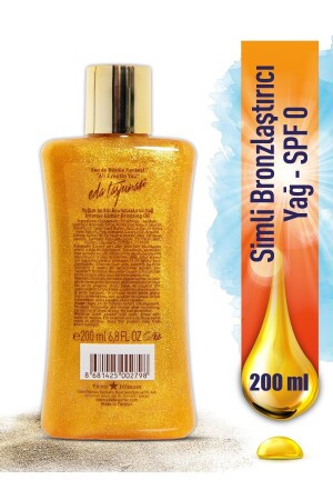 Intensiv bronzierendes, schimmerndes Glitzeröl – 200 ml - 4