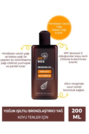 Intensiv schimmerndes Bronzing-Öl SPF 0 für dunkle Haut DRB001AA - 2