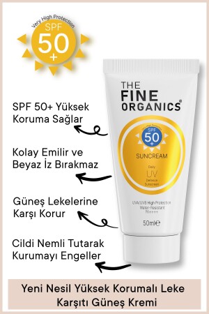 Intensive feuchtigkeitsspendende Sonnencreme gegen Hautunreinheiten mit Lichtschutzfaktor 50+ und hohem Schutz – 50 ml - 3