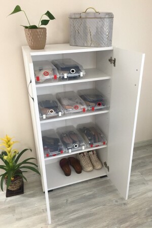 Irmak Mehrzweckschrank, Schuhschrank, 2 Türen, 4 Fächer, Schuhregal - 4