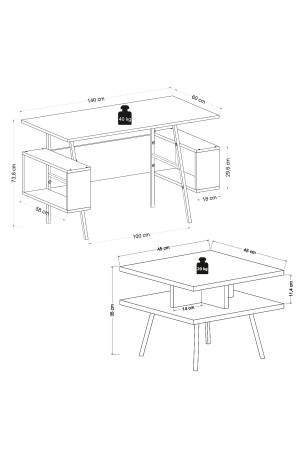 Irony Maxi Bürotisch-Set, weiße Eiche, TYC00641949292 - 10