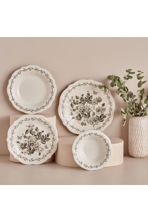 Isabella Stoneware 24 Parça 6 Kişilik Yemek Takımı Yeşil 2003YMTK0014|114 - 3