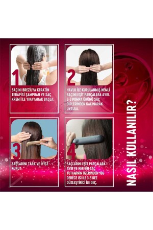 Isı Ile Aktifleşen Keratin Bakım Kürü Brezilya Keratin Terapisi 90 ml - 7