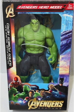 Işıklı Eklemleri Hareketli Kaliteli 17 Cm. Hulk Figür Oyuncak - 2