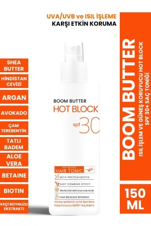 Isıl İşlem ve Güneş Koruyucu Hot Block SPF 30- Saç Toniği 150ML - 1