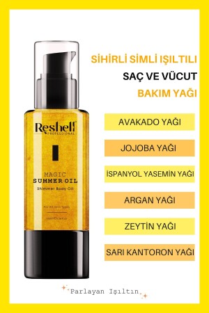 Işıltı Veren Saç ve Vücut Bakım Yağı 100 ml - 3