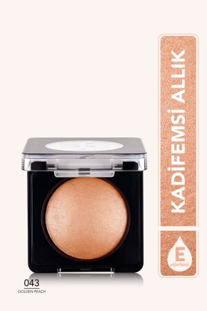 Işıltılı Fırınlanmış Allık - Baked Blush-on - 043 Golden Peach - 8682536051439 - 2