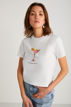 IVONNE Weißes T-Shirt für Damen - 1