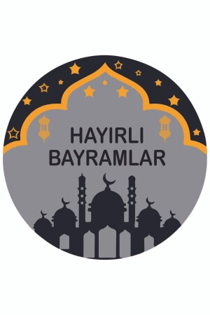 Iyi Bayramalar Sticker Seti 30 Adet (4 Cm x 4 Cm) - 2