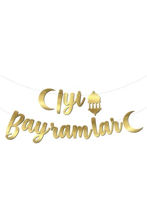 Iyi Bayramlar Kaligrafi Banner Hoşgeldin Ramazan bayram1 - 2