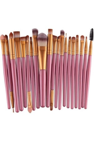 Izla 20-teiliges professionelles weiches Make-up-Pinsel-Set, violette Farbe - 2