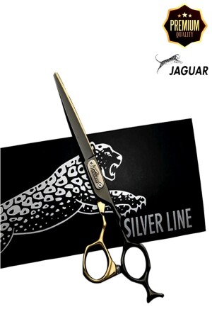 Jaguar 6 inc Profesyonel Saç Sakal Kesim Makası Düz Makası Berber Kuaför Saç Kesim XLJ51B - 2