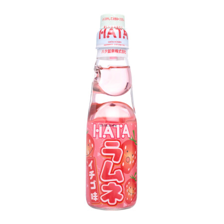 JAPAN HATAKOSEN RAMUNE STRAWBERRY DRINK 200ML - 1