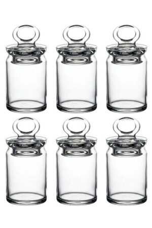 Jar Kitchen Mini-Gewürzglas 240 cc – 6 Stück PB&95104-6LI Mini-Glas - 4