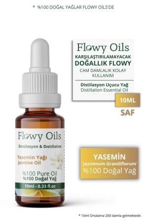 Jasminöl, 100 % natürliches ätherisches Kräuteröl, Jasminöl, 10 ml - 3