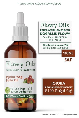 Jojoba Yağı %100 Doğal Bitkisel Sabit Yağ Jojoba Oil 100ml TYC00547676183 - 2