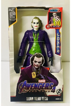 Joker Karakter Joker Aksiyon Figür Joker Sesli Işıklı Oyuncak 30 Cm jkr1 - 1