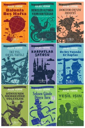 Jules Verne Çocuk Klasikleri 9 Kitap Set - 2