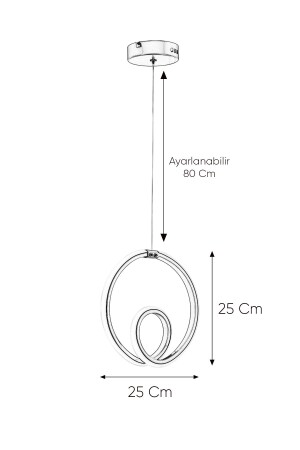 Juno Chrom moderne Pendelleuchte LED-Kronleuchter, weißes Licht, Wohnzimmer, Küche, Zimmer, LED-Kronleuchter - 5