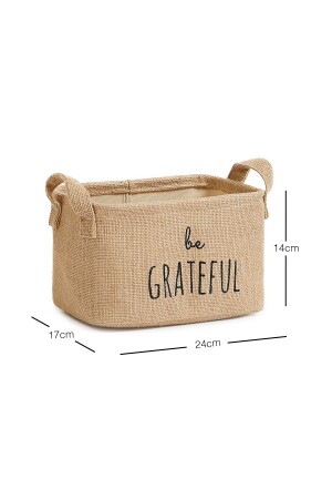 Jute – Innenschrank, Wäsche, Kinderzimmer, Spielzeug-Organizer, zusammenklappbarer Aufbewahrungskorb, Organizer, 24 x 17 x 14 cm - 9