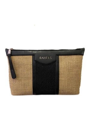 Jute-Stroh-Sonderdesign für Damen-Portfolio und Clutch - 4