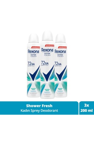 Kadın Sprey Deodorant Shower Fresh 72 Saat Kesintisiz Üstün Koruma 200 ml X3 - 2