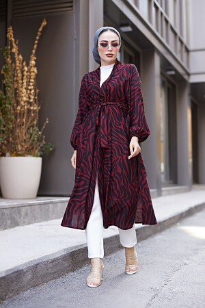 Kadın Zebra Desenli Kimono MTMZ8889MDS - 3