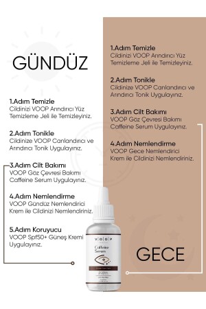 Kafein Göz Serumu - 30 Ml Göz Altı Morlukları Ve Torbalanma Karşıtı (5% Caffeine - 2% Vitamin C) - 7