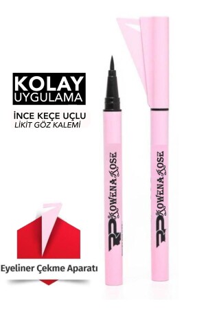 Kalem Eyeliner Eyeliner Çekme Aparatı Pembe Ambalaj - 1