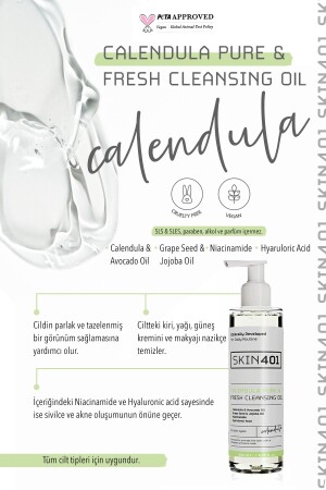 Kalendula Pure & Refreshing Hautreinigungsöl 200 ml - 5