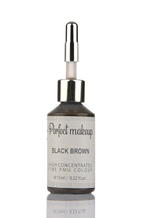 Kalıcı Makyaj Boyası - Black Brown (siyah Kahverengi) 15ml - 2