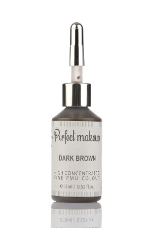 Kalıcı Makyaj Boyası - Dark Brown (koyu Kahverengi) 15ml - 2