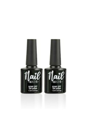 Kalıcı Oje Protez Tırnak Top Coat Ve Base Coat 2li Set egemen3017 - 3