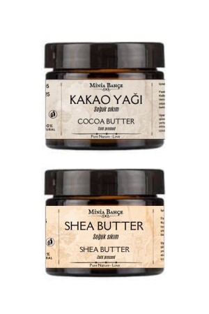 Kaltgepresste Sheabutter und Kakaobutter, 100 % natürlich und rein, 50 ml SHKK - 2