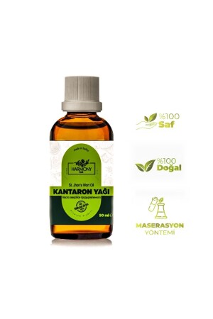 Kantaron Yağı 50 ml Doğal Ve Saf Sarı Kantoron Yağı - 1