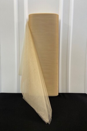 Kapuçino Süsleme Tülü- Bohça Çeyiz Gelin Damat Söz Nişan Nikah Konvoy Valiz Hediye Süsü- 100x300cm - 1