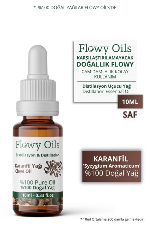 Karanfil Yağı %100 Doğal Bitkisel Uçucu Yağ Clove Oil 10ml - 2