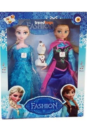 Karlar Ülkesi Frozen Elsa Ve Anna Olaflı 3'lü Set Şarkı Söyleyen 552683501 - 1