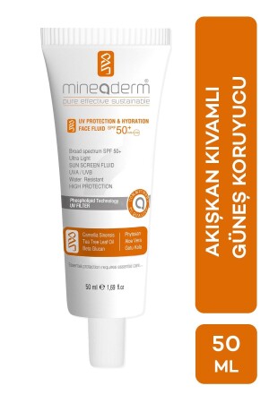 Karma Ve Normal Ciltler Için Akışkan Kıvamlı Güneş Koruyucu-uv Protection Hydration Face Fluid 8680525350785 - 2