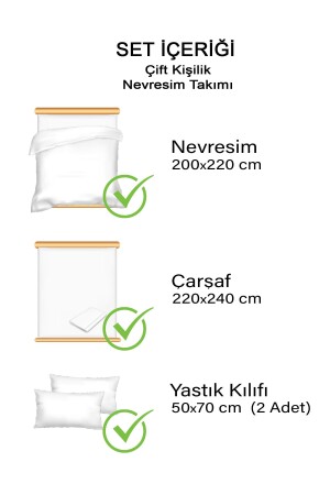 Karnaval Çift Kişilik Nevresim Takımı Krem-turuncu 1.1001.02 - 8