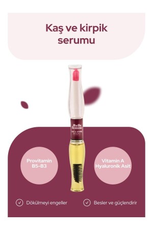 Kaş Kirpik Serum & Bakım Yağı Provitamin B5, B3, Vitamin A NA-BELLEFEMME02 - 2