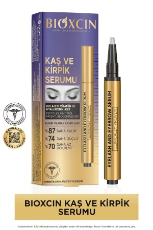 Kaş Kirpik Serumu - Kolajen Hyaluronik Asit Hint Yağı Keratin Peptidleri B5 Biocomplex B11 - 3