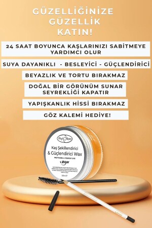 Kaş Sabitleyici Gün Boyu Kalıcı - Kaş Şekillendirici Wax 50 ml - 2