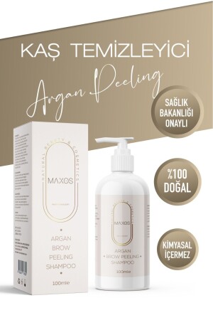 Kaş Temizleyici Argan Peeling & Şampuan 100ml Özel Formül KASTEMIZLEYICIARGANPEELING - 2